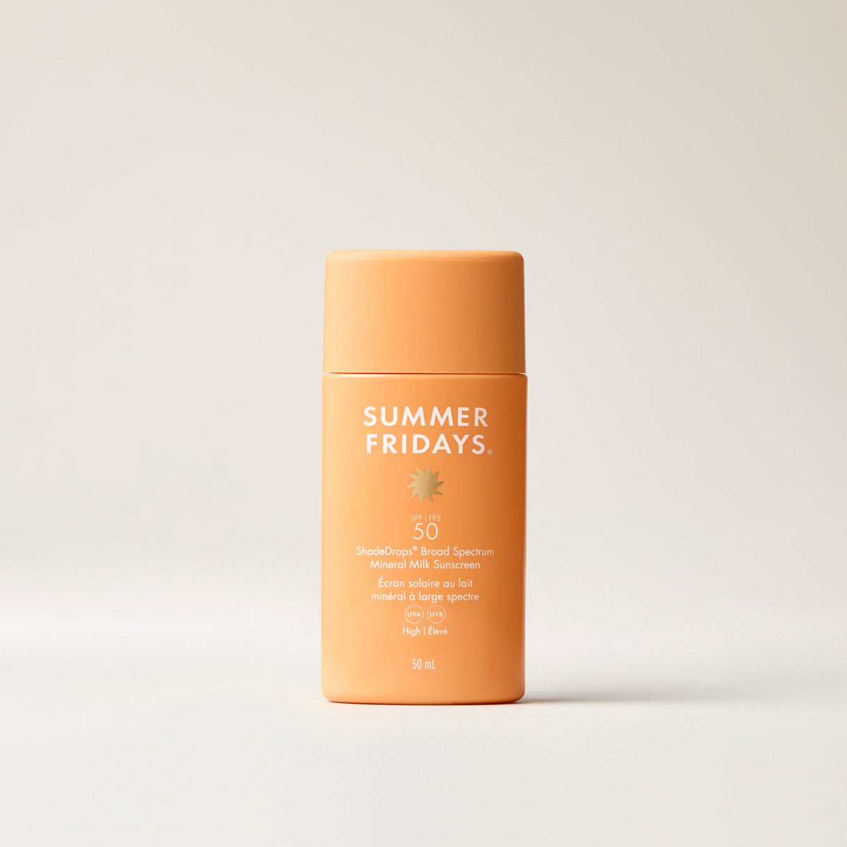 ShadeDrops Broad Spectrum SPF 50 Mineral Milk Sunscreen (EU/UK)
